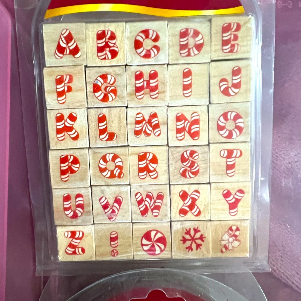 Christmas Letter Stamps